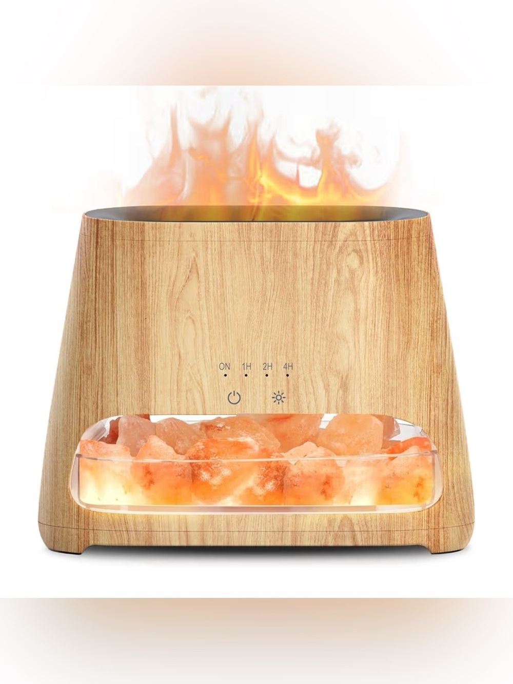 NIB Salking 2-in-1 Ultrasonic Essential Oil Diffuser & Himalayan Salt Lamp